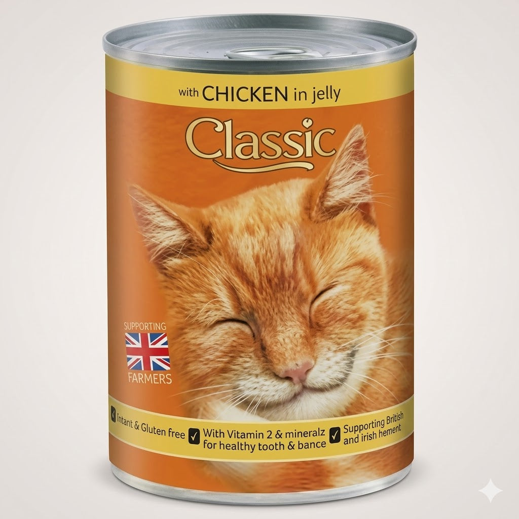 Classic with Ocean Fish in Jelly 400g (Pack of 12)