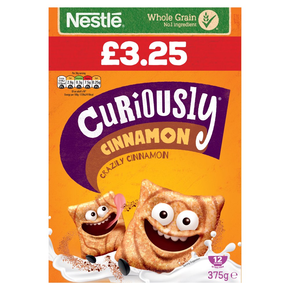 Curiously Cinnamon 375g (Pack of 6)