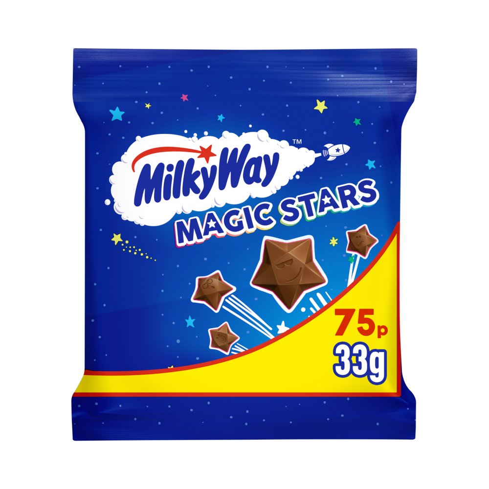 Milky Way Magic Stars Milk Chocolate Bag 33g (Pack of 36)