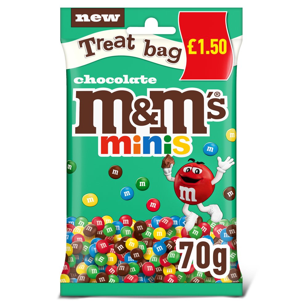 M&M's Minis Bites Milk Chocolate Treat Bag (Pack of 12)