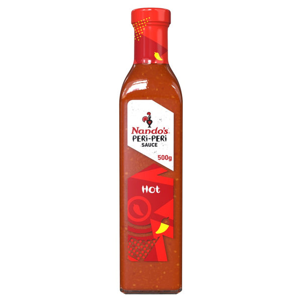 Nando's Hot Peri-Peri Sauce 500g (Pack of 6)