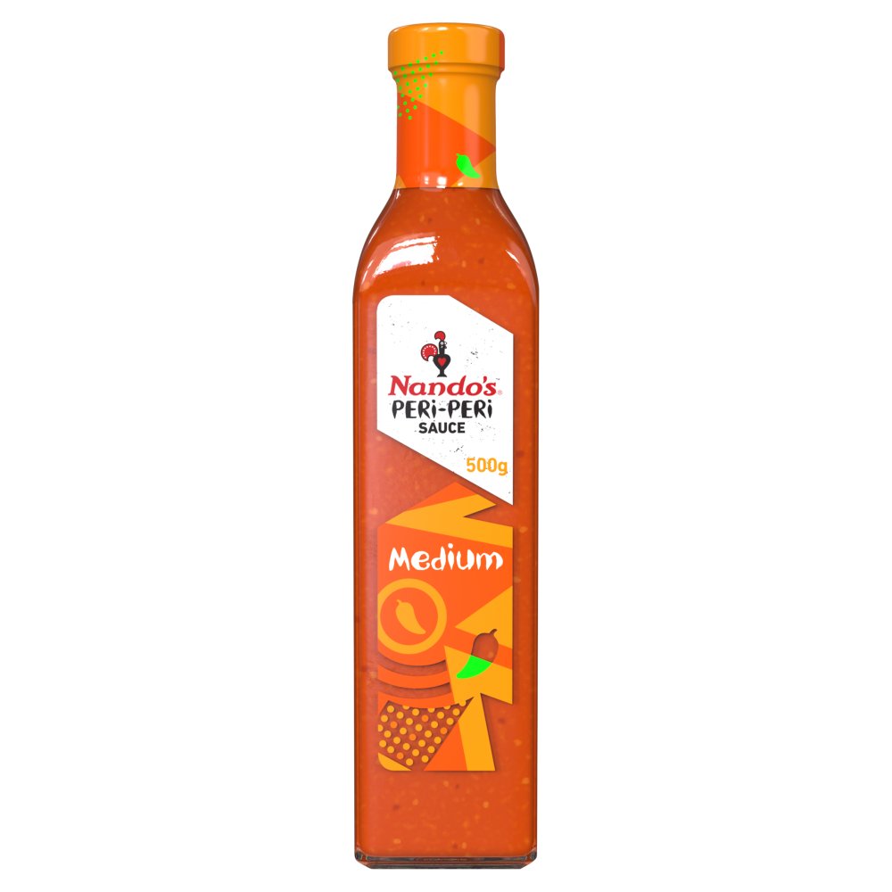 Nando's Medium Peri-Peri Sauce 500g (Pack of 6)