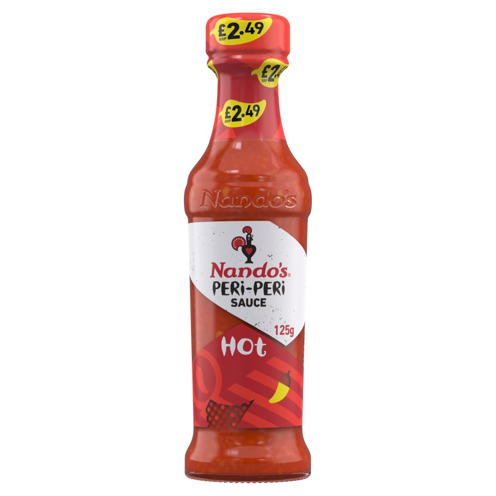 Nando's Peri-Peri Sauce Hot 125g (Pack of 6)