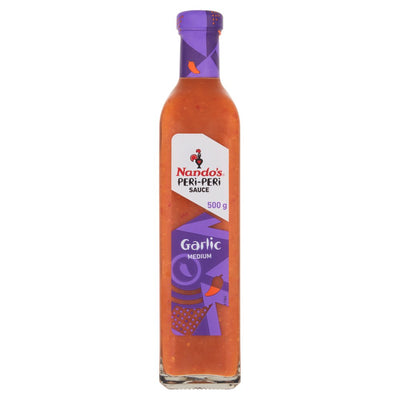 Nando's Medium Peri-Peri Sauce Garlic 500g (Pack of 1)