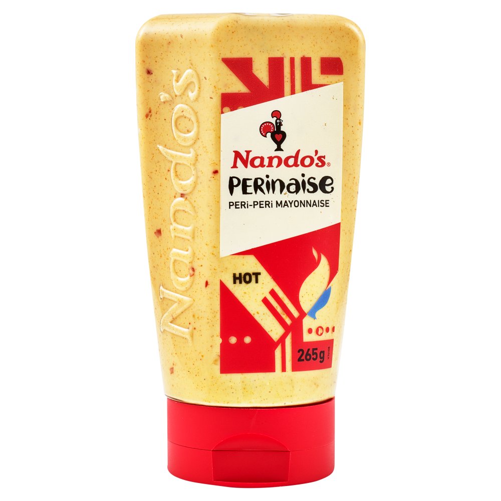 Nando's Hot Perinaise Peri-Peri Mayonnaise 265g (Pack of 6)