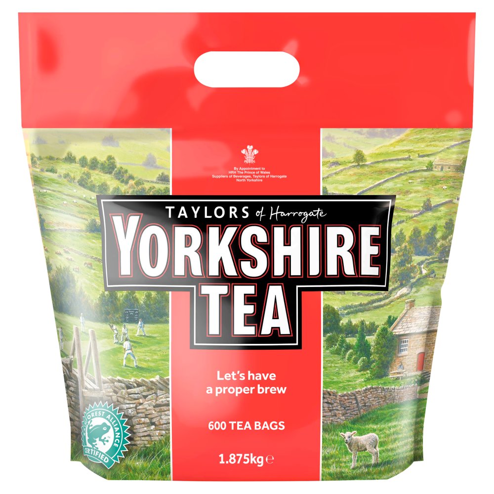 Yorkshire Tea 600 Tea Bags 1.875kg (Pack of 1)