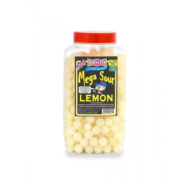 Barnetts Mega Sour Lemon Jar 3kg (Pack of 1)