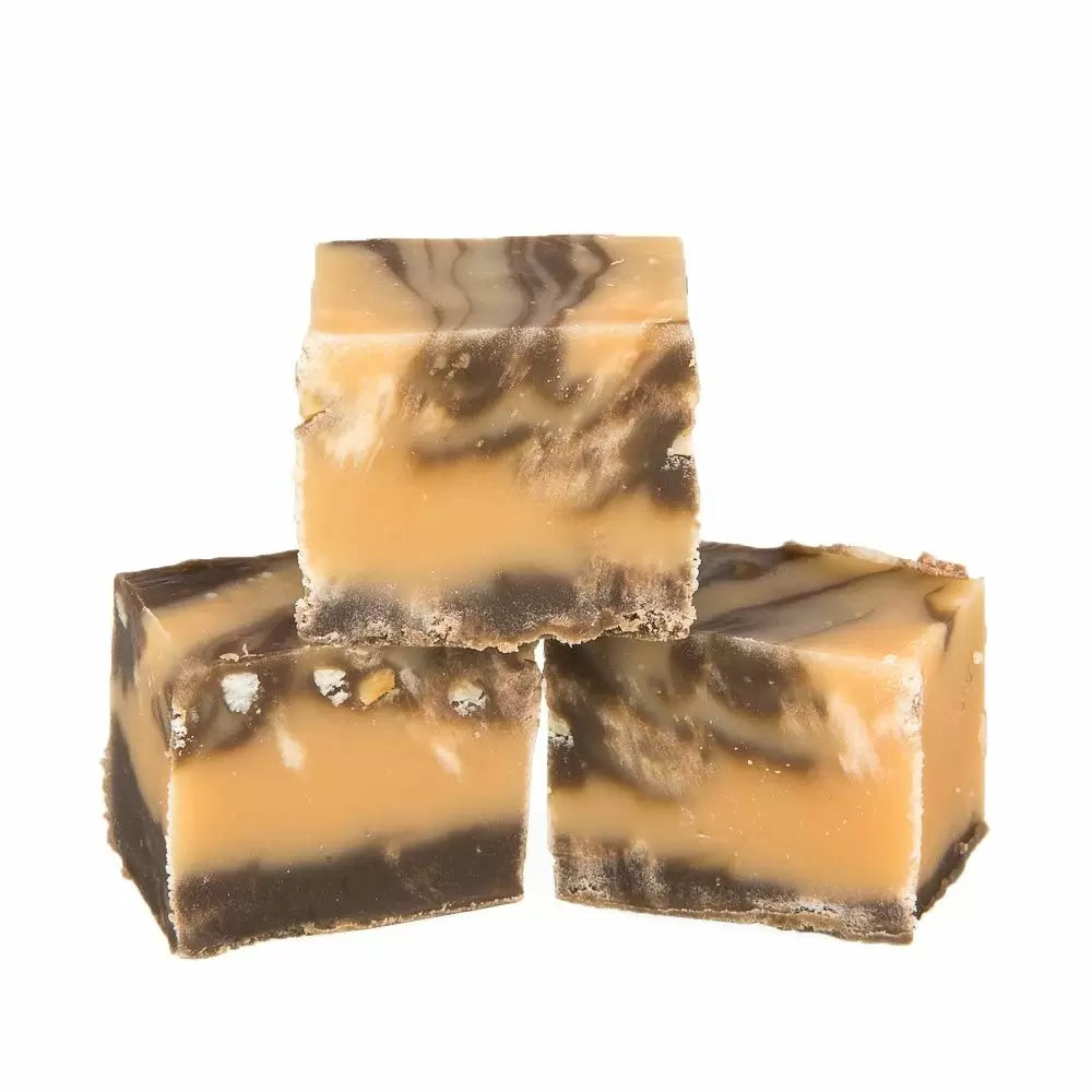The Fudge Factory Chocolate & Peanut Butter Fudge 100g  (Pack of 1)