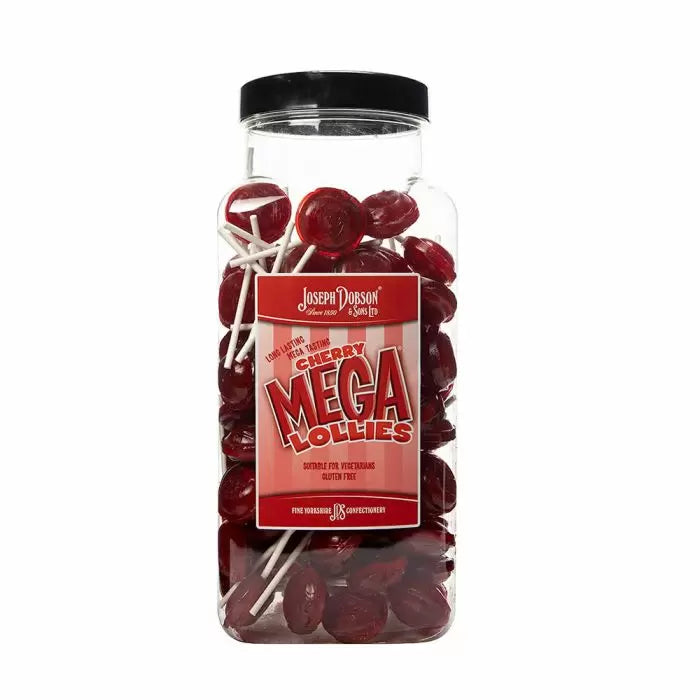 Dobsons Cherry Mega Lollies 1.9kg (Pack of 1)