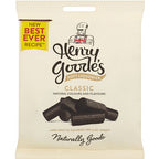 Henry Goode's Superbly Soft Black Liquorice 140g (Pack of 12)