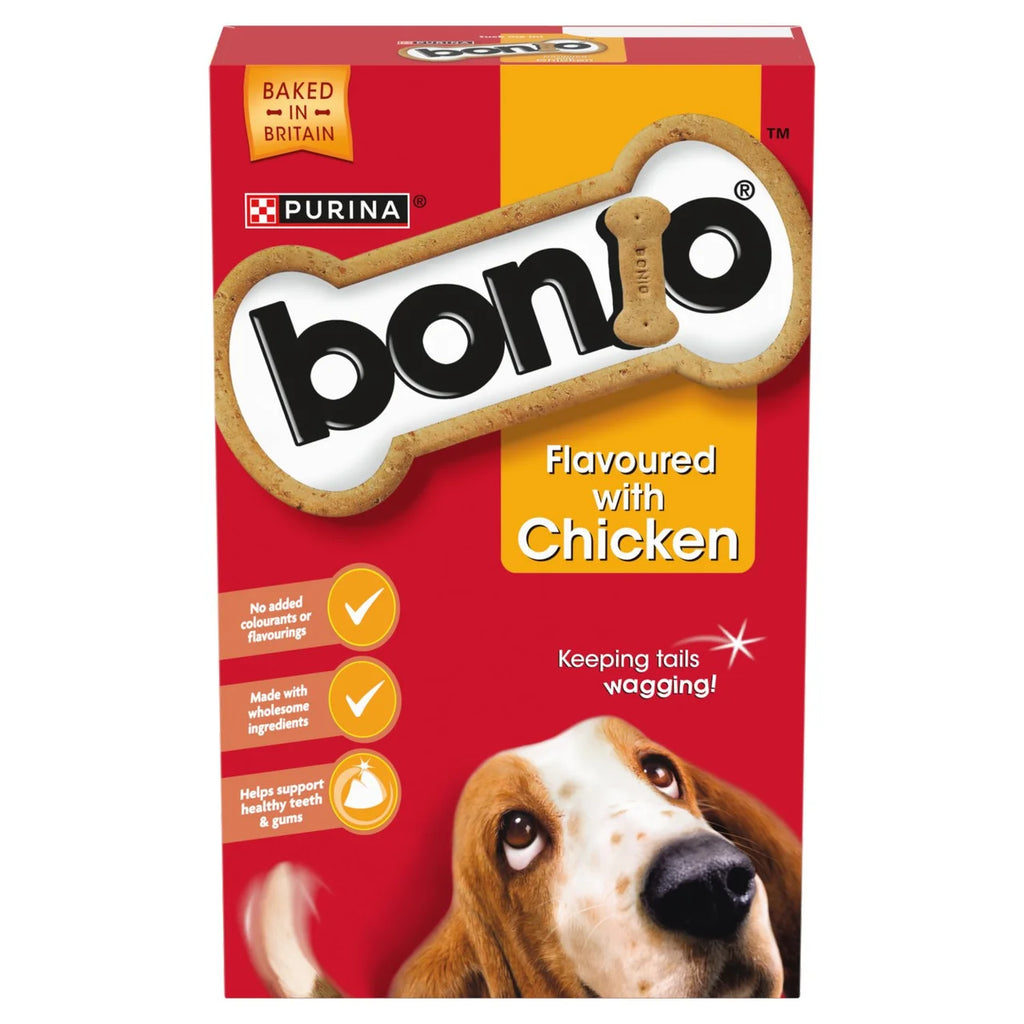 Bonio Chicken Dog Biscuits 650g (pack of 5)