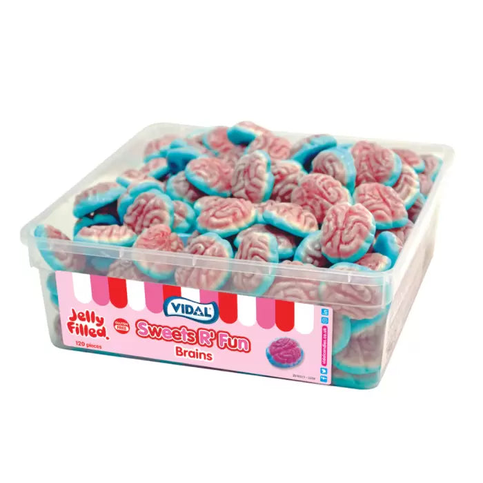 Vidal Jelly Filled Brains  Tub 780g Bag