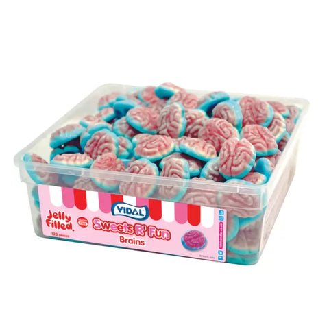 Vidal Jelly Filled Brains  Tub 780g (Pack of 1)