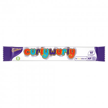Cadbury Curly Wurly Chocolate Bar 21.5g (Pack of 48)