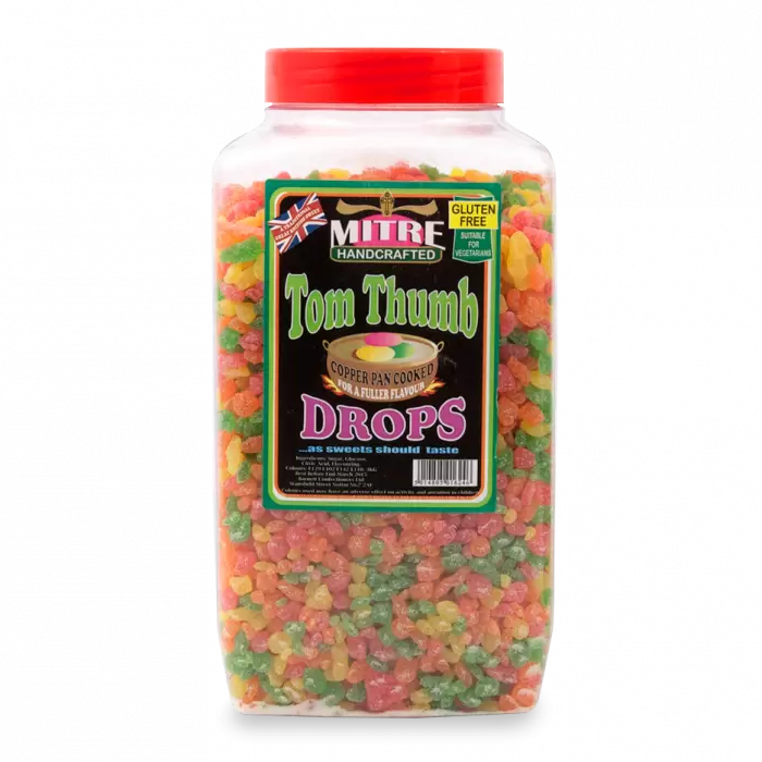 Barnetts Tom Thumb Drops Jar 3kg (Pack of 1)