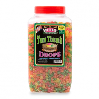 Barnetts Tom Thumb Drops Jar 3kg (Pack of 1)