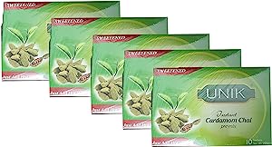 Unik Cardamom Tea Sweetened 220g (Pack of 5)