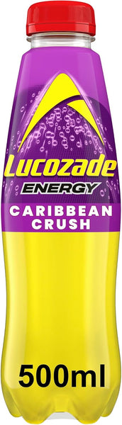 Lucozade Energy Drink Caribbean Crush 500ml (Pack of 12)