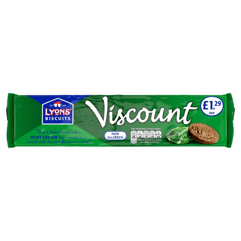 Lyons' Biscuits Viscount 98g (Pack of 12)