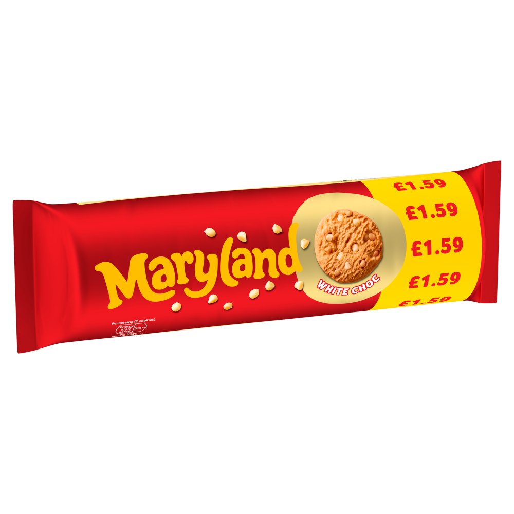 Maryland White Choc 200g (Pack of 12)