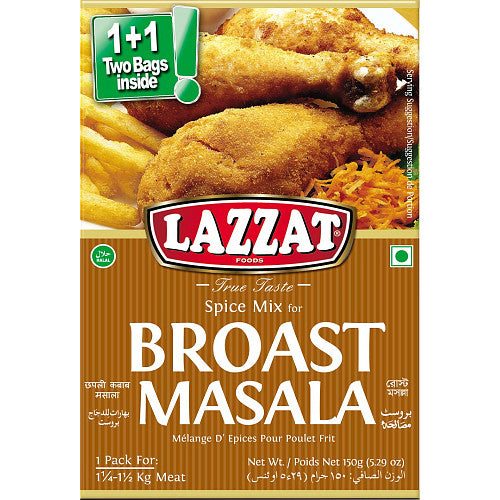 Lazzat Broast Masala 150g (Pack of 6)