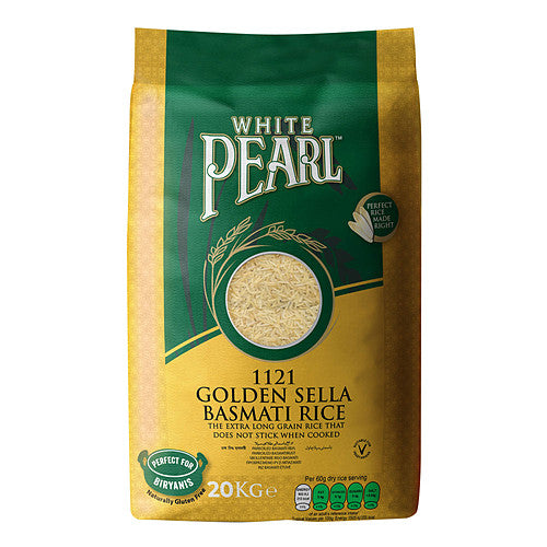 WP 1121 Golden Sela Basmati Rice 20Kg (Pack of 1)