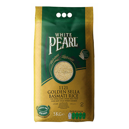WP 1121 Golden Sela Basmati Rice  5Kg (Pack of 1)