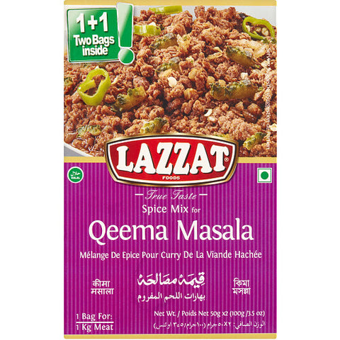 Lazzat Qeema Masala 100g (Pack of 6)