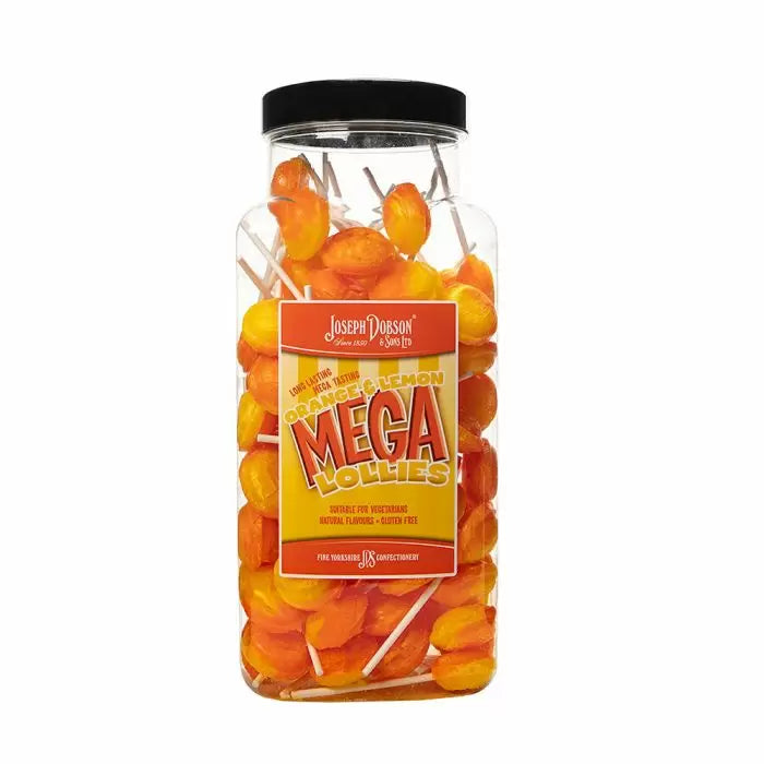 Dobsons Orange & Lemon Mega Lollies 1.9kg (pack of 1)