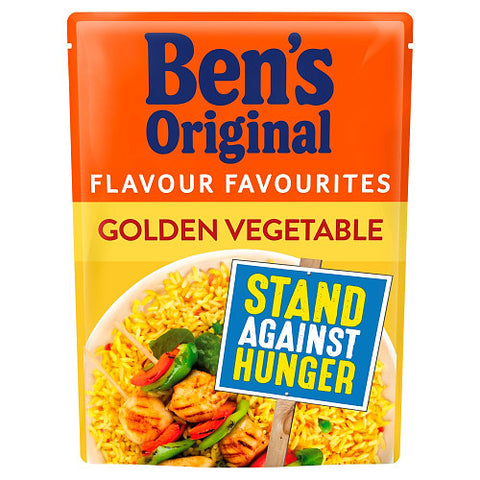 Bens Original Golden Vegetable Microwave Rice 250g (Pack of 6)