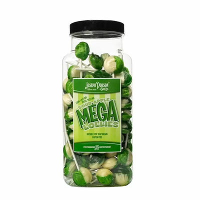 Dobsons Sour Apple Mega Lollies 1.9kg (Pack of 1)