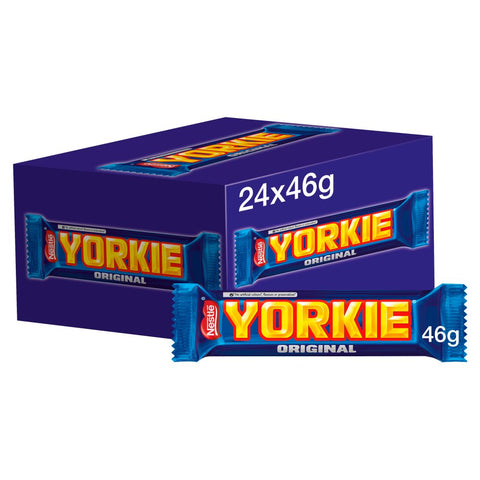 Yorkie Milk Chocolate Bar 46g (Pack of 24)