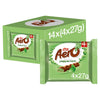 Aero Bubbly Peppermint Mint Chocolate Bar Multipack 27g (Pack of 14)