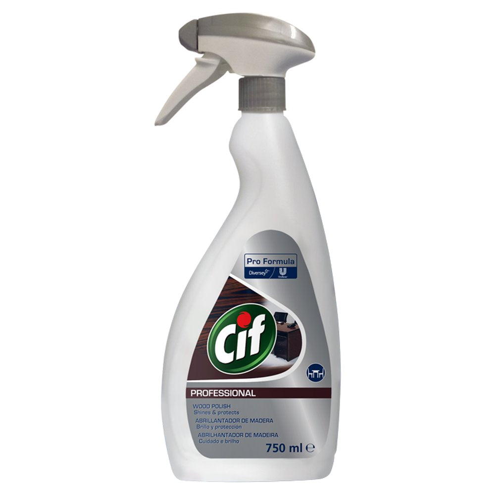 Cif Professional Wood Polish 750ml (Pack of 6)