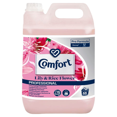 Comfort Professional Formula Lily & Rice Flower Fabric Softener 5L (Pack of 1)