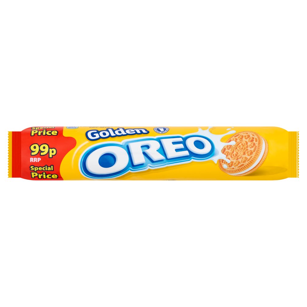 Oreo Golden Sandwich Biscuits 154g (Pack of 16)