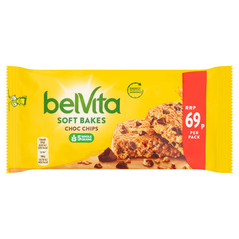 Belvita Soft Bakes Choc Chips 50g (Pack of 20)
