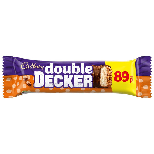 Cadbury Double Decker Chocolate Bar 54.5g (Pack of 48)