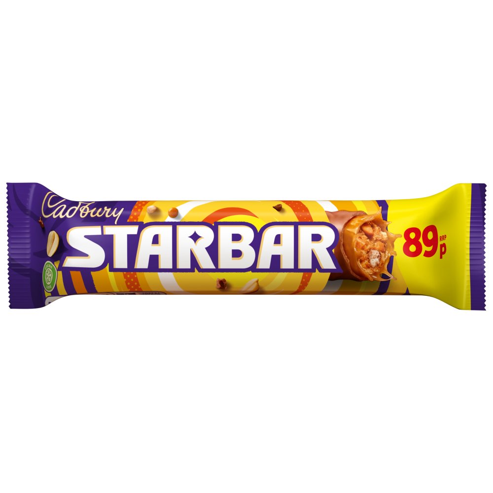 Cadbury Starbar Chocolate Bar 47g (Pack of 32)