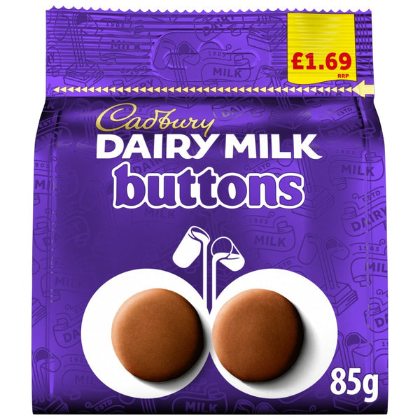 Cadbury Buttons Chocolate 85g (Pack of 10)