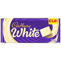 Cadbury White Chocolate Bar 90g (Pack of 24)