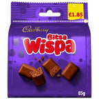 Cadbury Bitsa Wispa Chocolate Bag 85 g (Pack of 10)