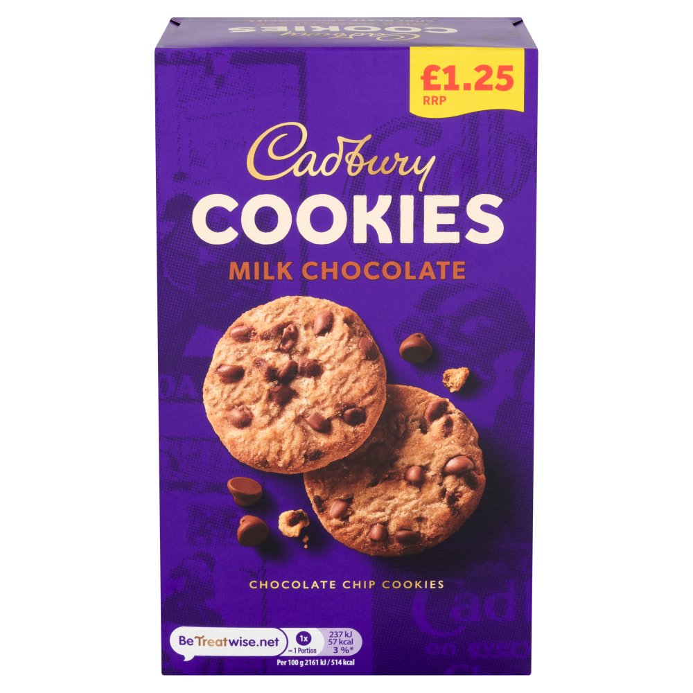 Cadbury Cookies Milk Chocolate 150g (Pack of 24)