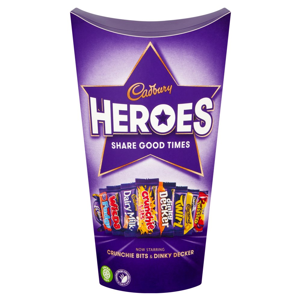 Cadbury Heroes Chocolate Box, 290g (Pack of 1)