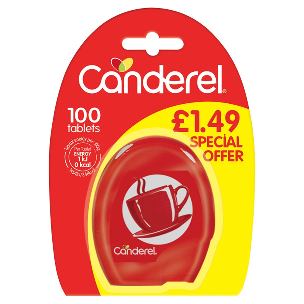 Canderel 100 Tablets 8.5g (Pack of 100