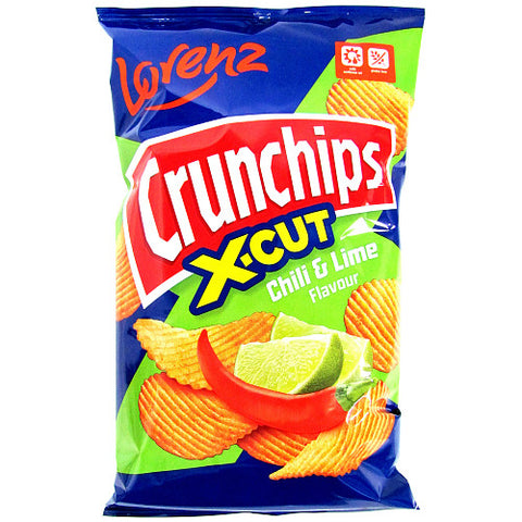 Crunchips Xcut Chilli & Lime 75g (Pack of 12)