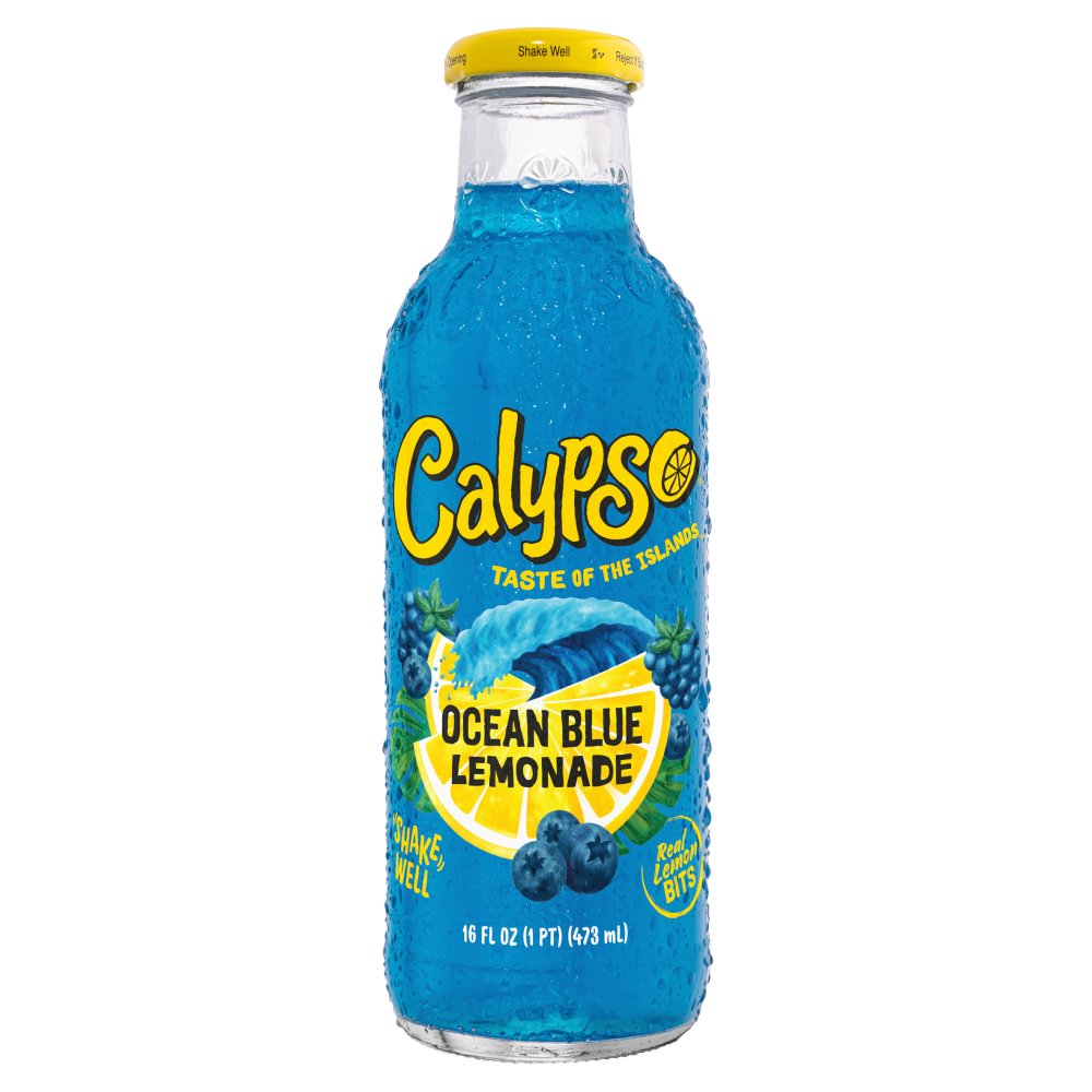 Calypso Ocean Blue Lemonade 473ml (Pack of 12)