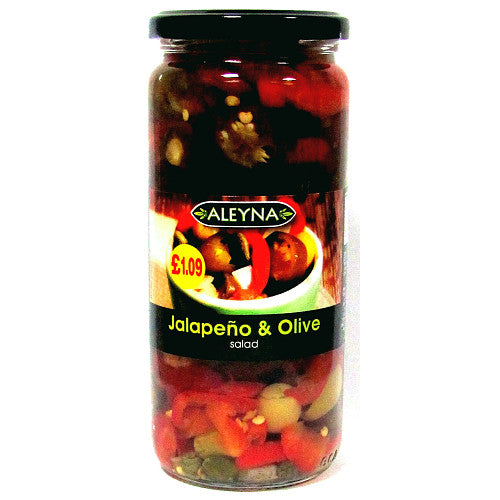 Aleyna Jalapeno & Olive Salad 480g (Pack of 6)