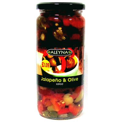 Aleyna Jalapeno & Olive Salad 480g (Pack of 6)