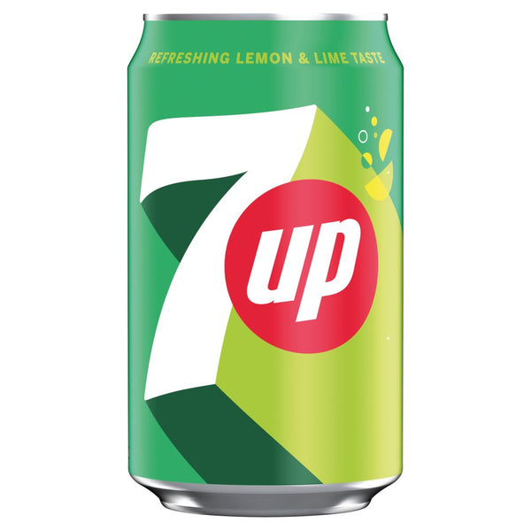 7UP Regular Lemon & Lime 330ml (Pack of 24)